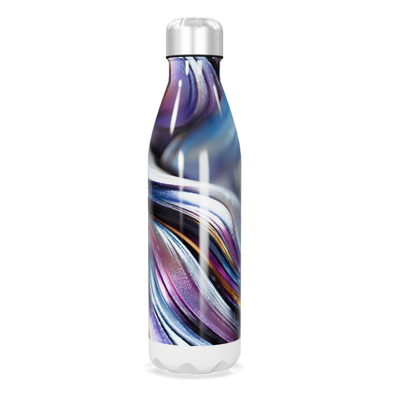 Garrafa Inox Cores Abstratas 500ml