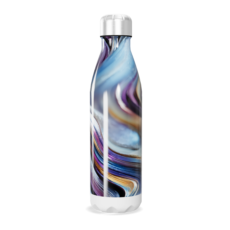 Garrafa Inox Cores Abstratas 500ml
