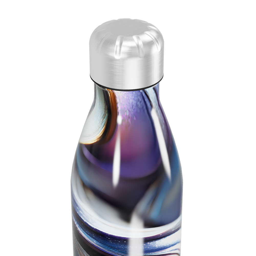 Garrafa Inox Cores Abstratas 500ml