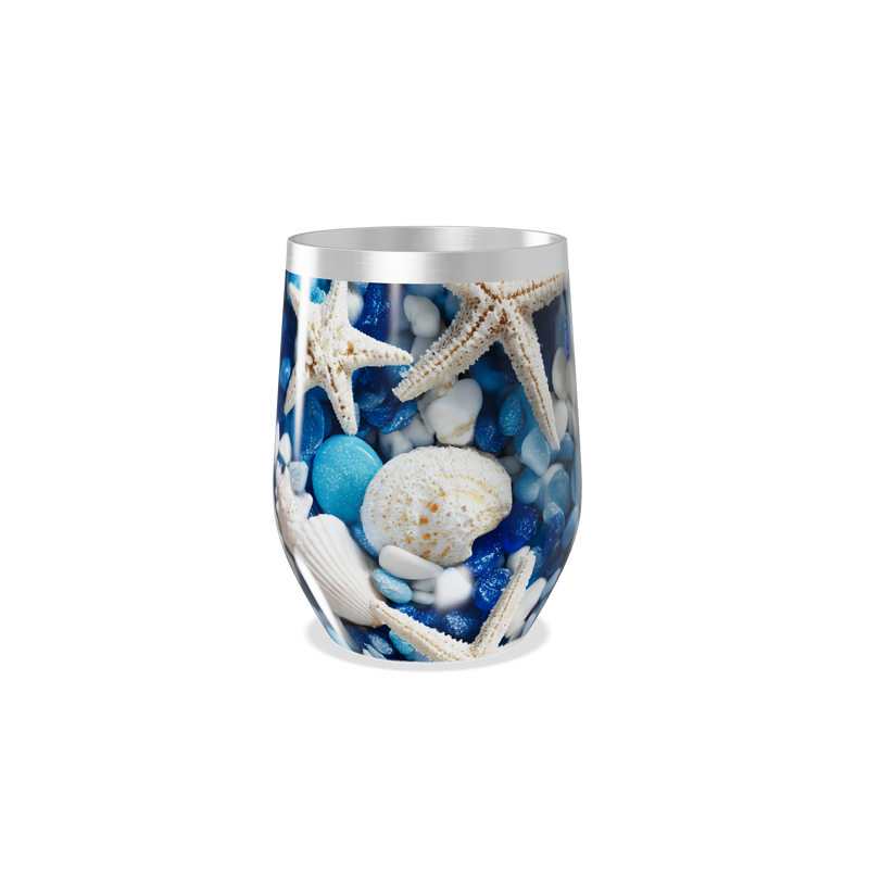 Copo Térmico Slim - Fundo do Mar Azul