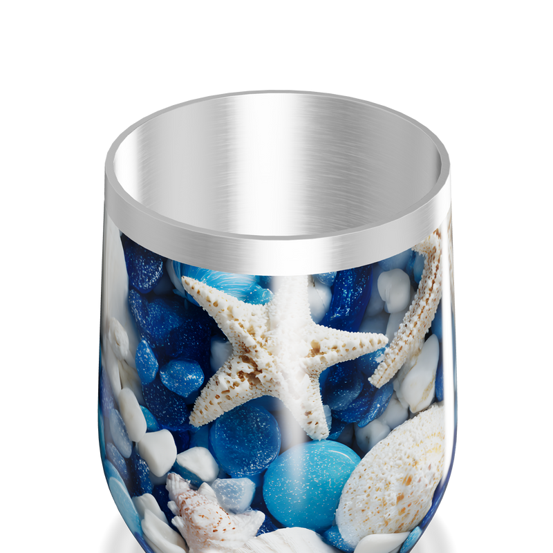 Copo Térmico Slim - Fundo do Mar Azul