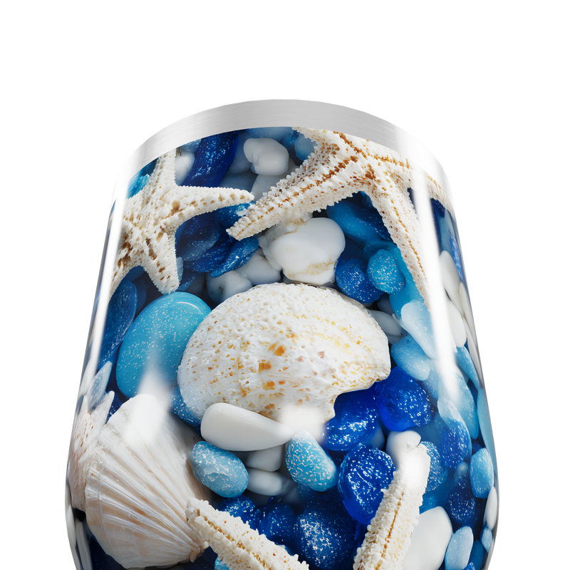 Copo Térmico Slim - Fundo do Mar Azul