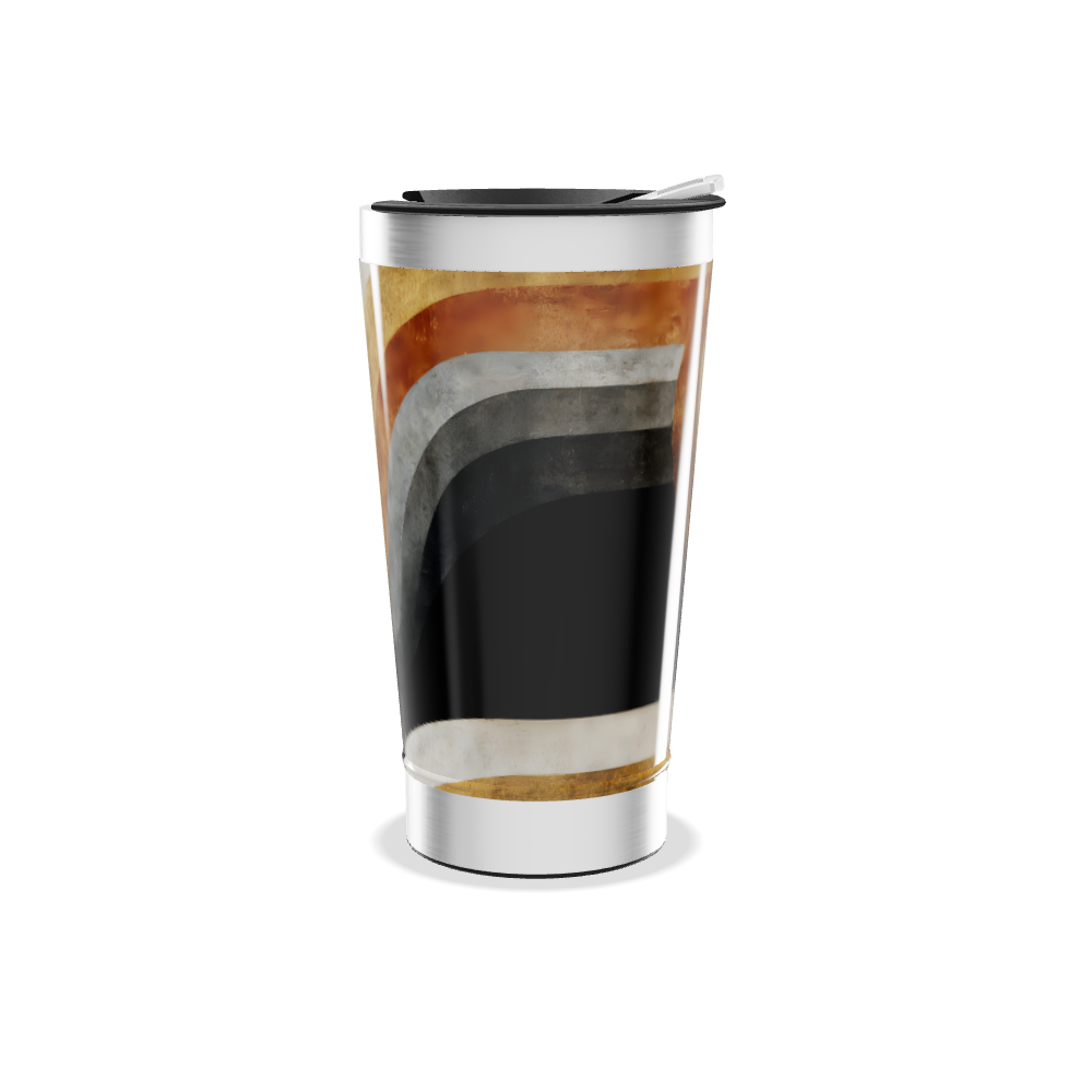 Copo Térmico - Estampa Retro Colorido