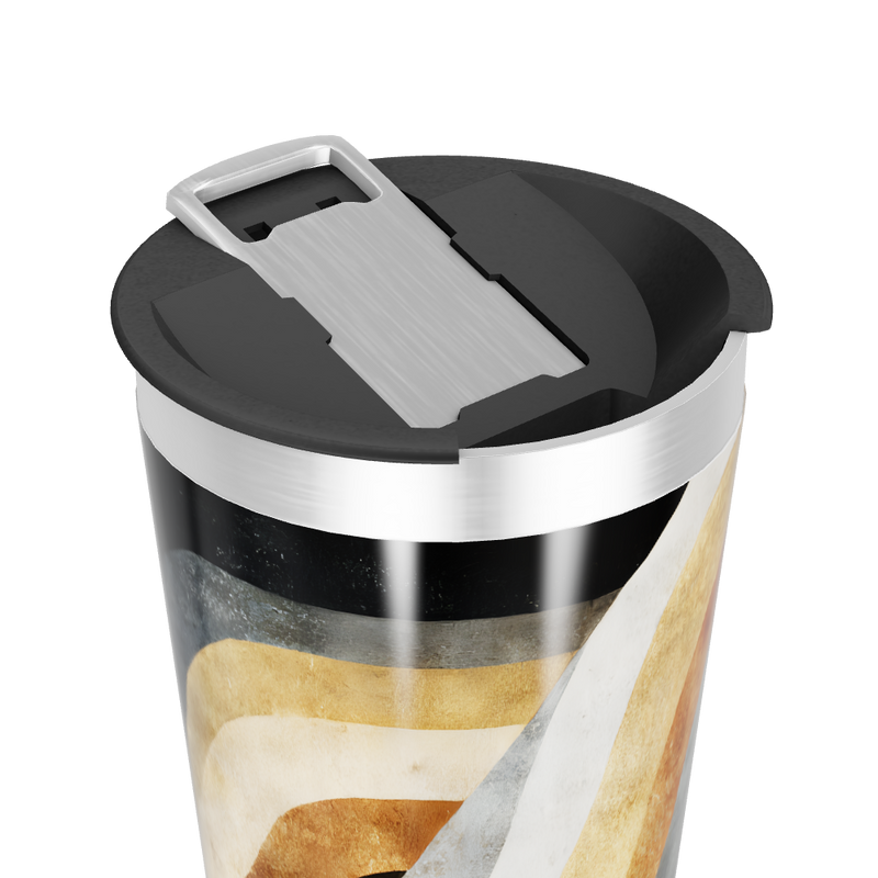 Copo Térmico - Estampa Retro Colorido