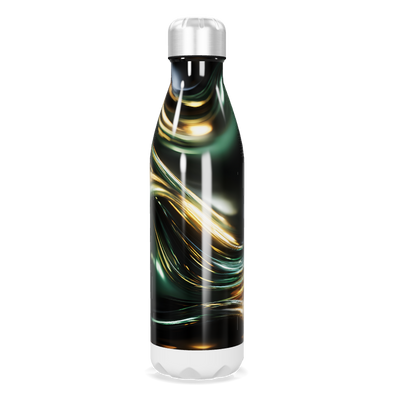 Garrafa Inox - Design Abstrato Luxo