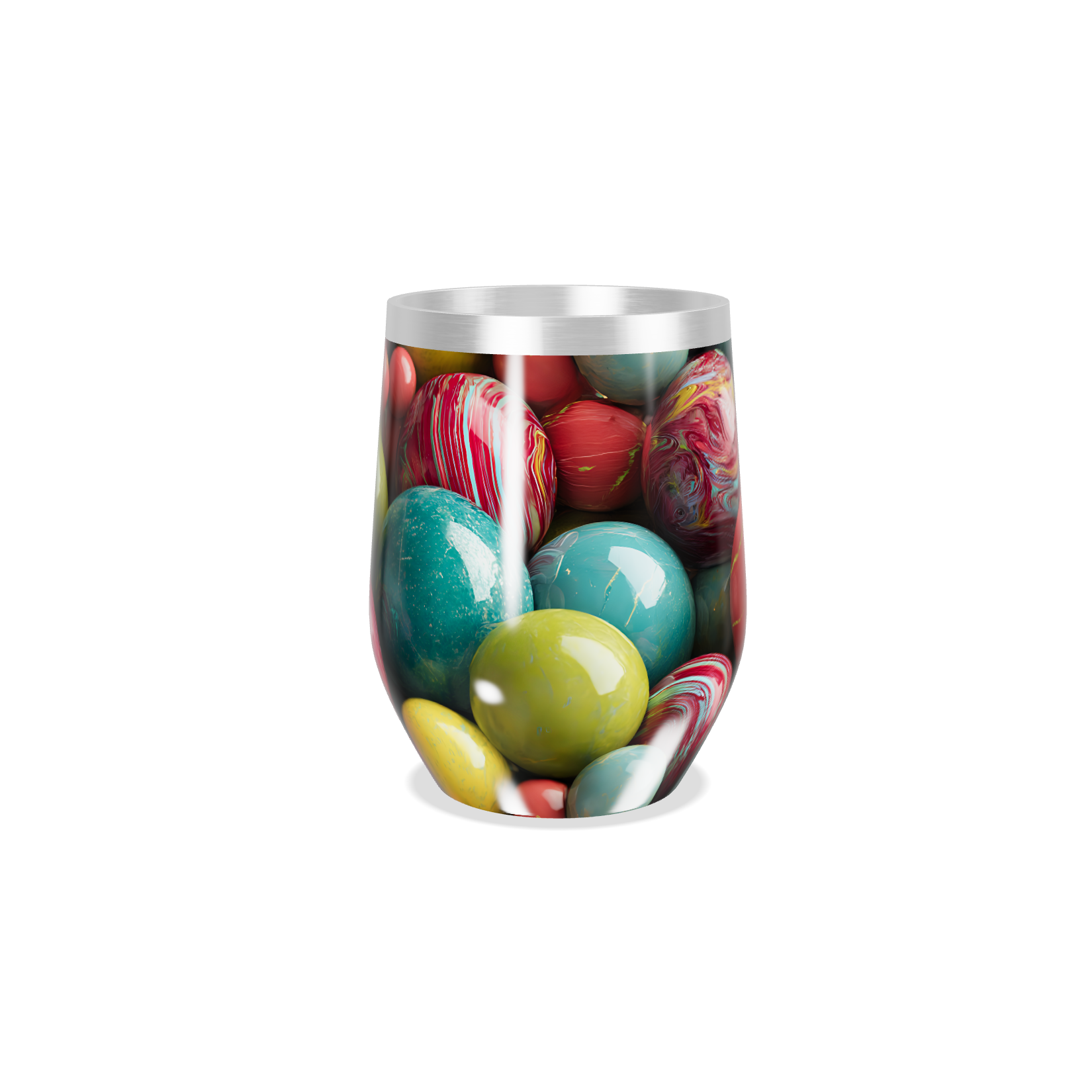 Copo Térmico Slim - Estampa Colorida Abstrata