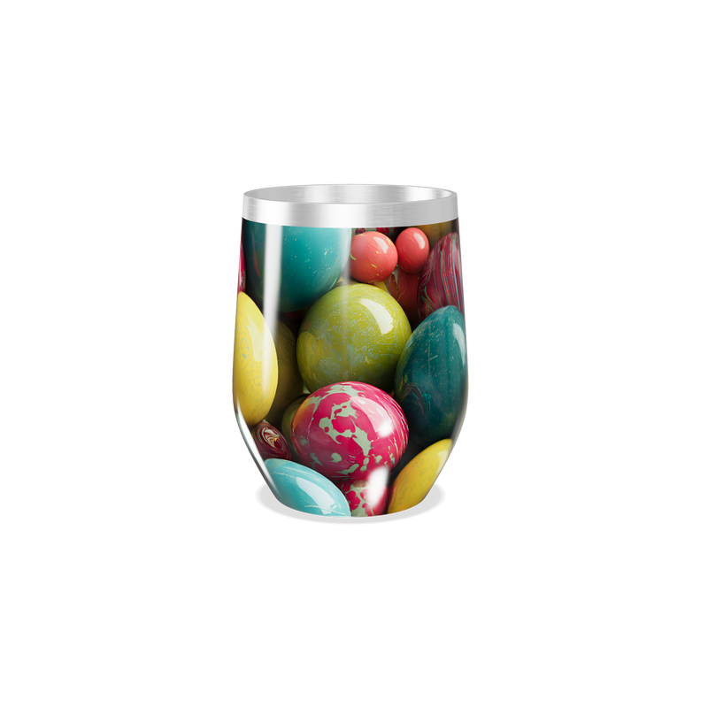 Copo Térmico Slim - Estampa Colorida Abstrata