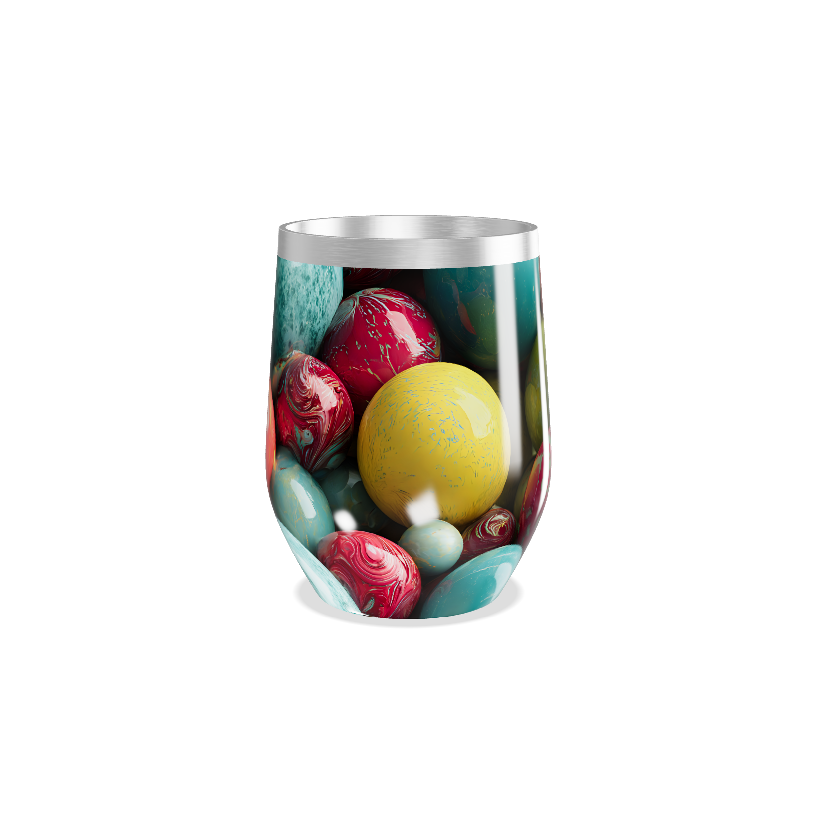 Copo Térmico Slim - Estampa Colorida Abstrata