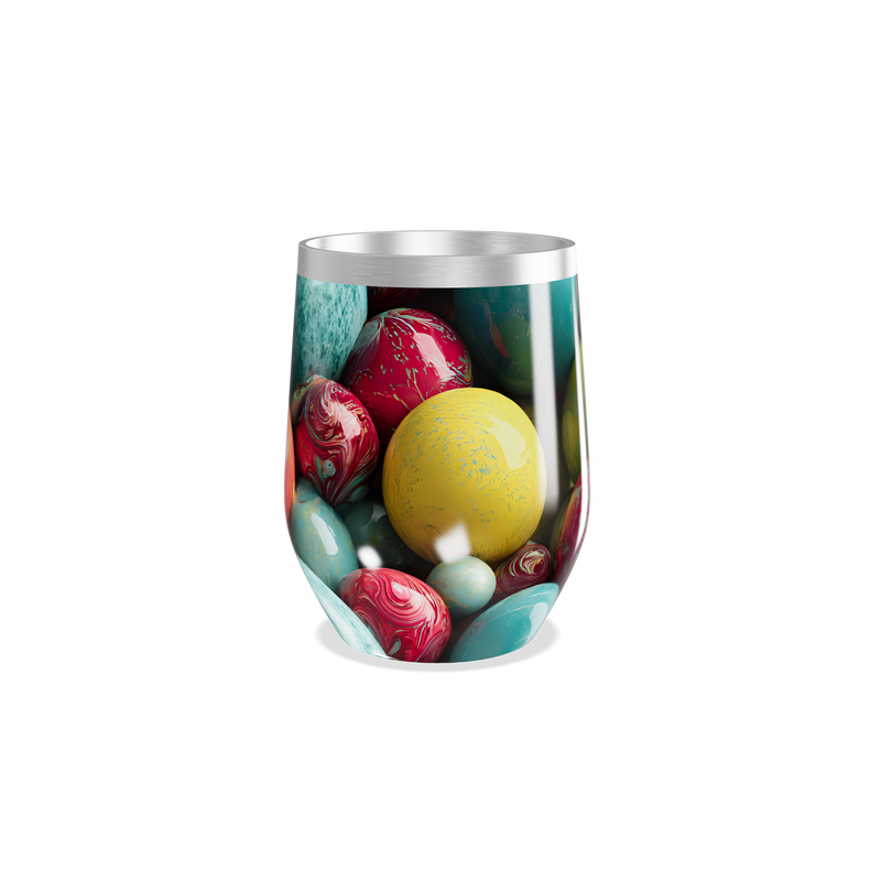 Copo Térmico Slim - Estampa Colorida Abstrata