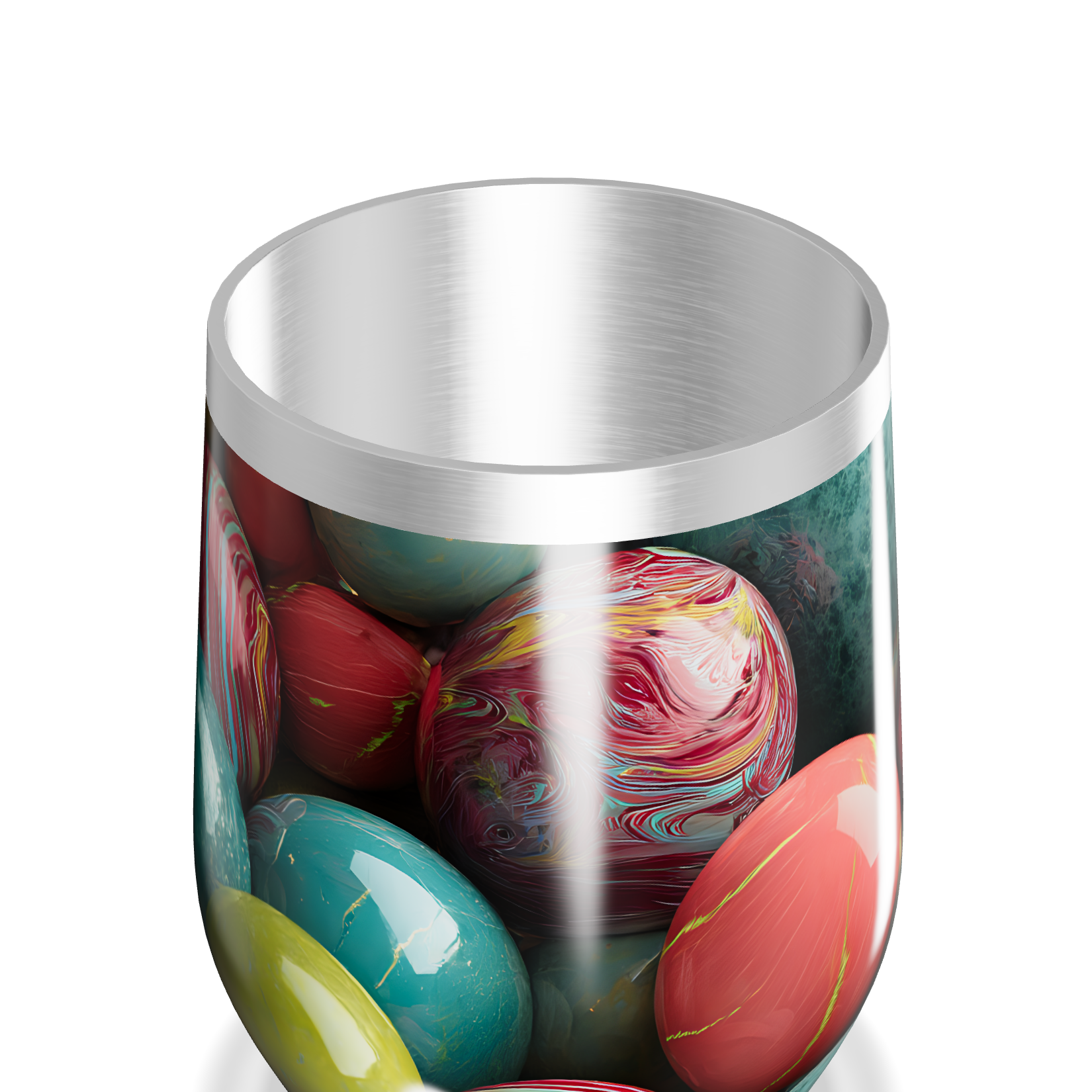 Copo Térmico Slim - Estampa Colorida Abstrata