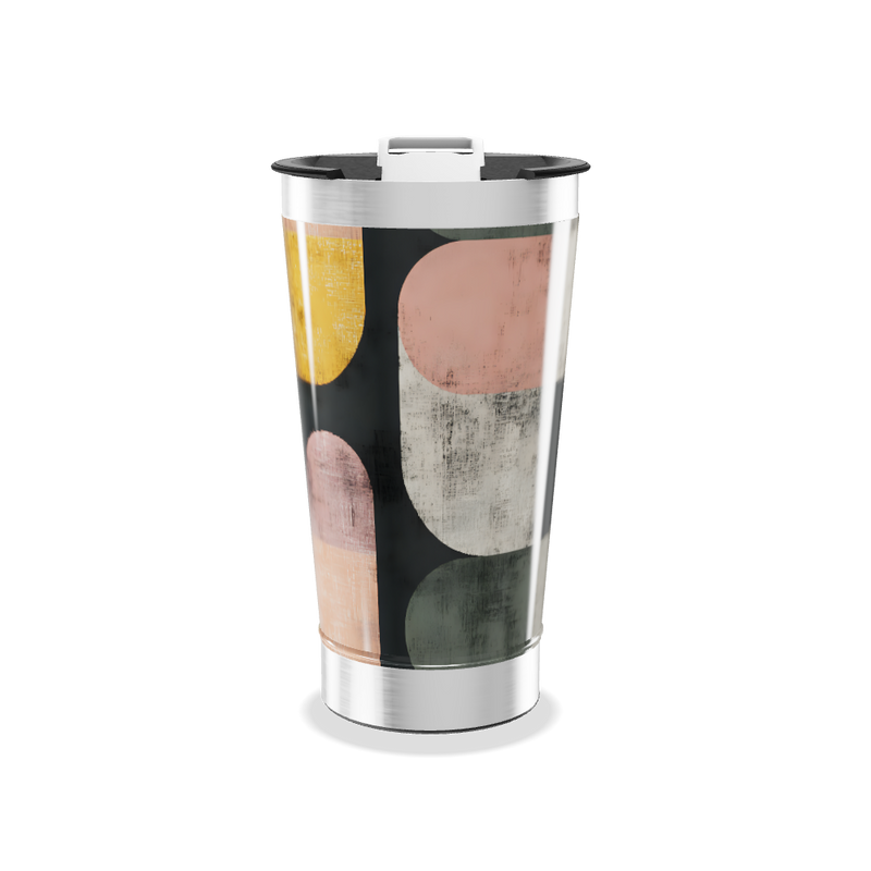 Copo Térmico - Estampa Geométrica Colorida