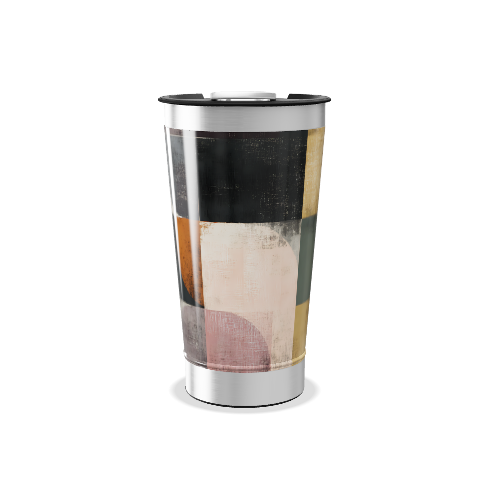 Copo Térmico - Estampa Geométrica Colorida