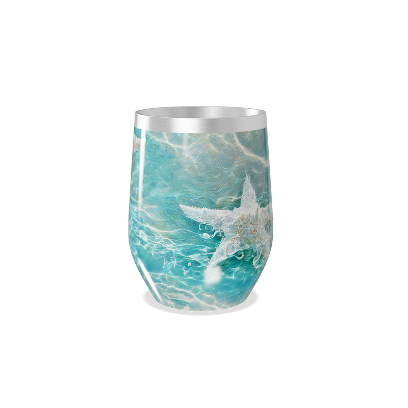 Copo Térmico Slim - Azul Estampa Estrela do Mar