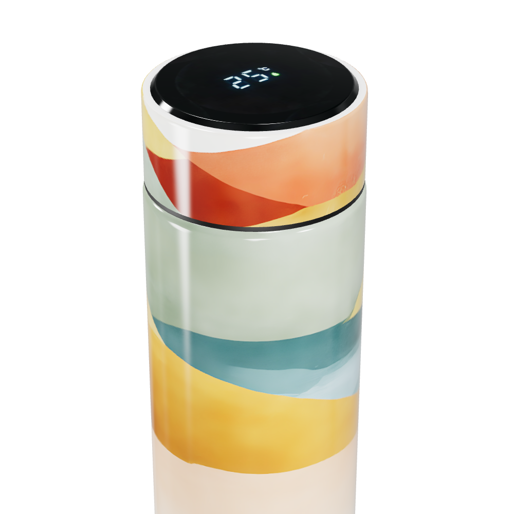 Garrafa Térmica Touch - Estampa Colorida