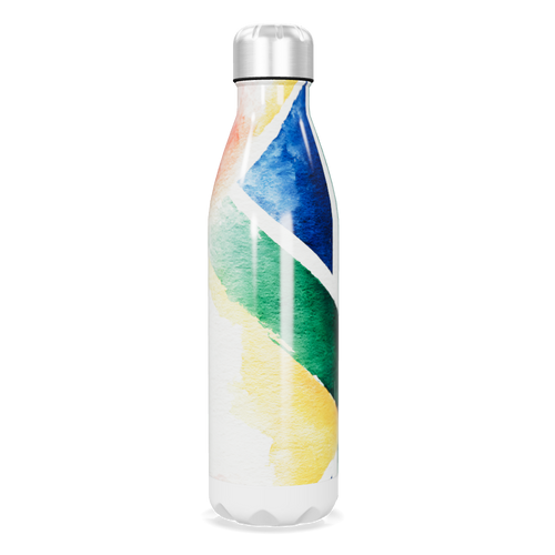 Garrafa Inox - Estampa Colorida Abstrata