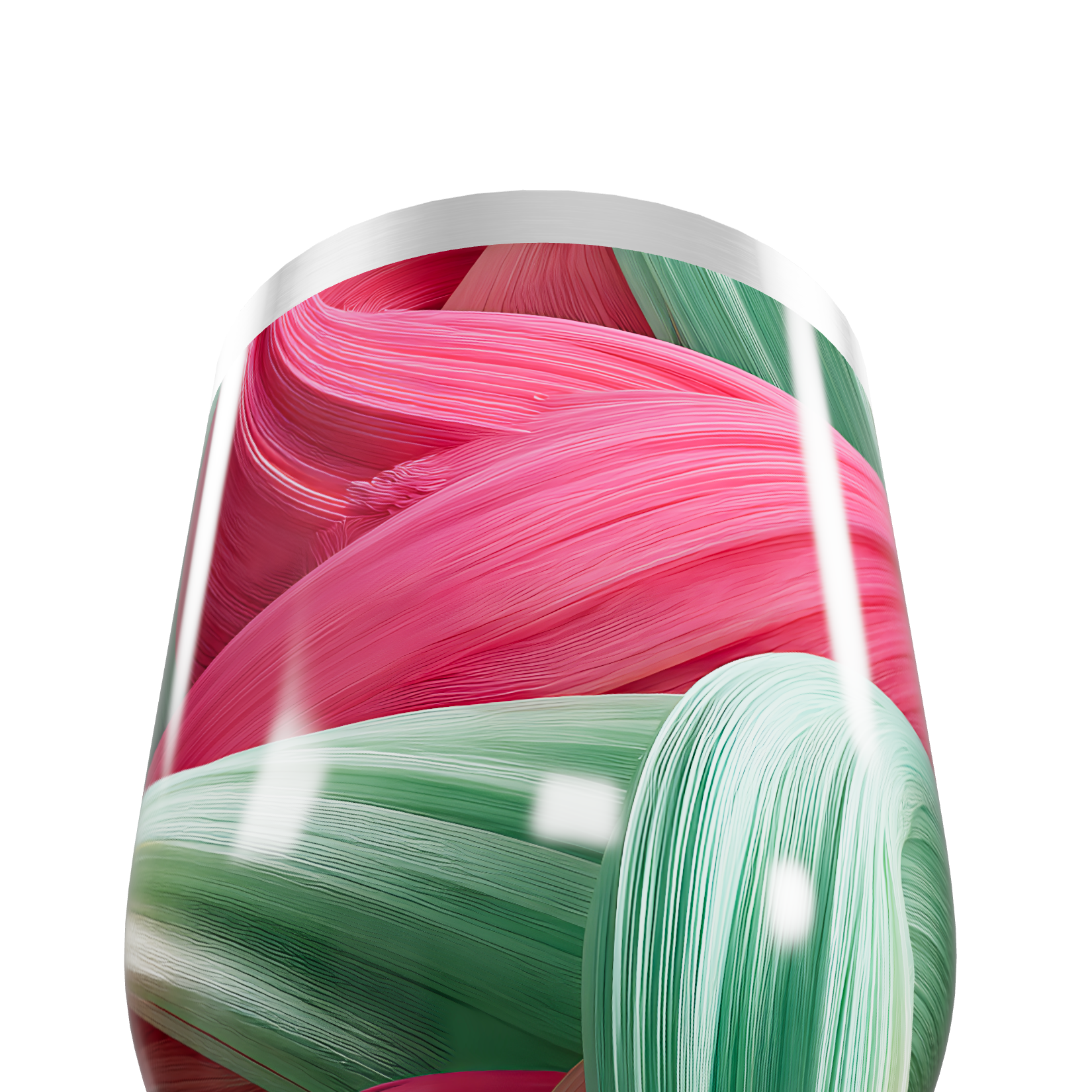 Copo Térmico Slim - Estampa Colorida Aço Inox