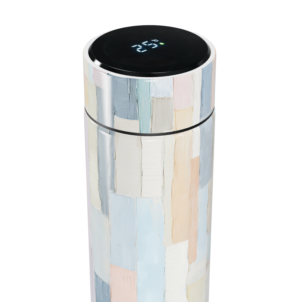 Garrafa Térmica Touch - Estampa Pastel