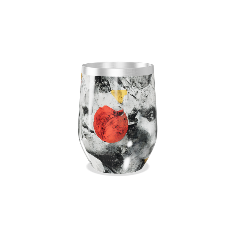 Copo Térmico Slim - Estampa Artística Faces