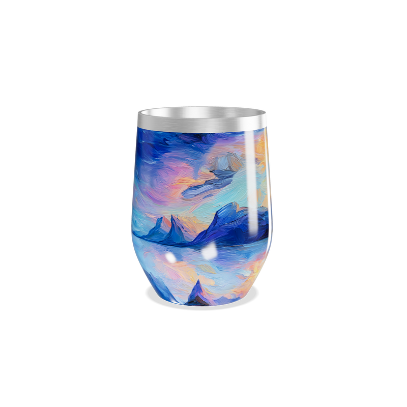 Copo Térmico Slim - Estampa Céu Azul