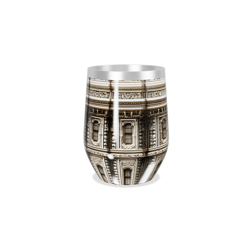 Copo Térmico Slim - Estampa Arquitetônica