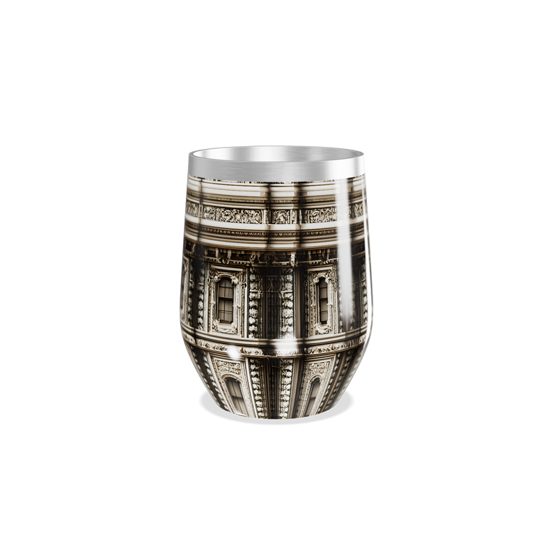 Copo Térmico Slim - Estampa Arquitetônica