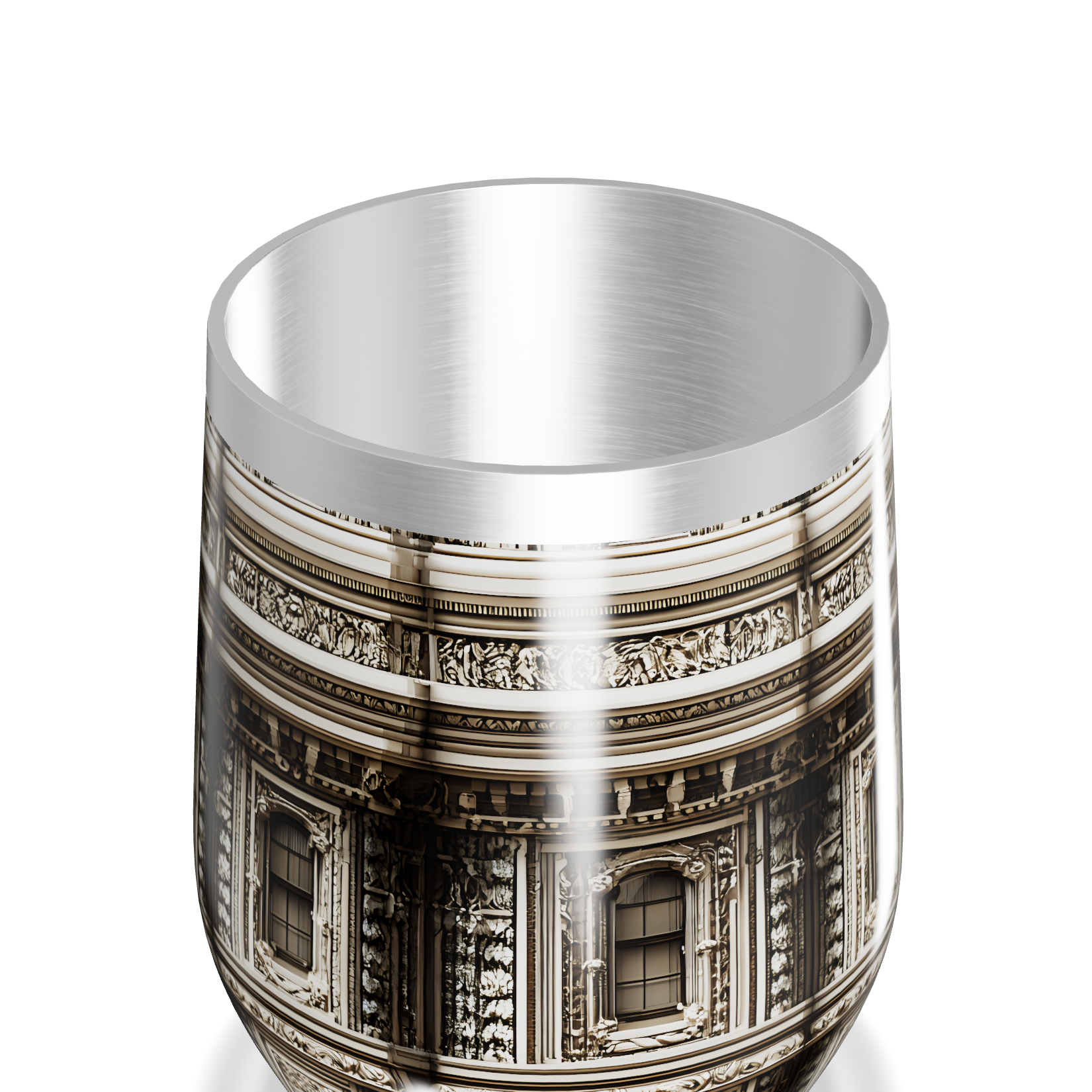 Copo Térmico Slim - Estampa Arquitetônica