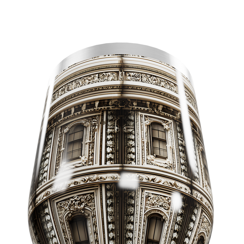 Copo Térmico Slim - Estampa Arquitetônica