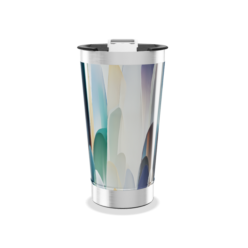 Copo Térmico - Estampa Colorida Aço Inox