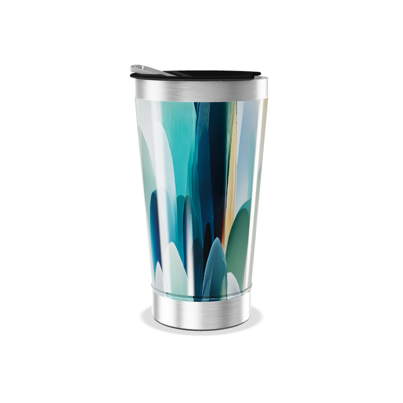 Copo Térmico - Estampa Colorida Aço Inox