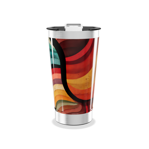 Copo Térmico - Estampado Multicolorido