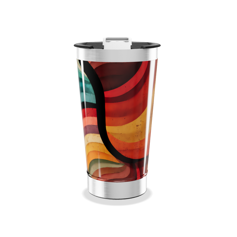 Copo Térmico - Estampado Multicolorido