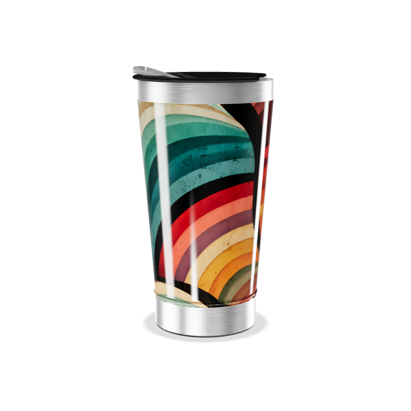 Copo Térmico - Estampado Multicolorido