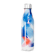 Garrafa Inox - Estampa Abstrata Azul e Vermelho