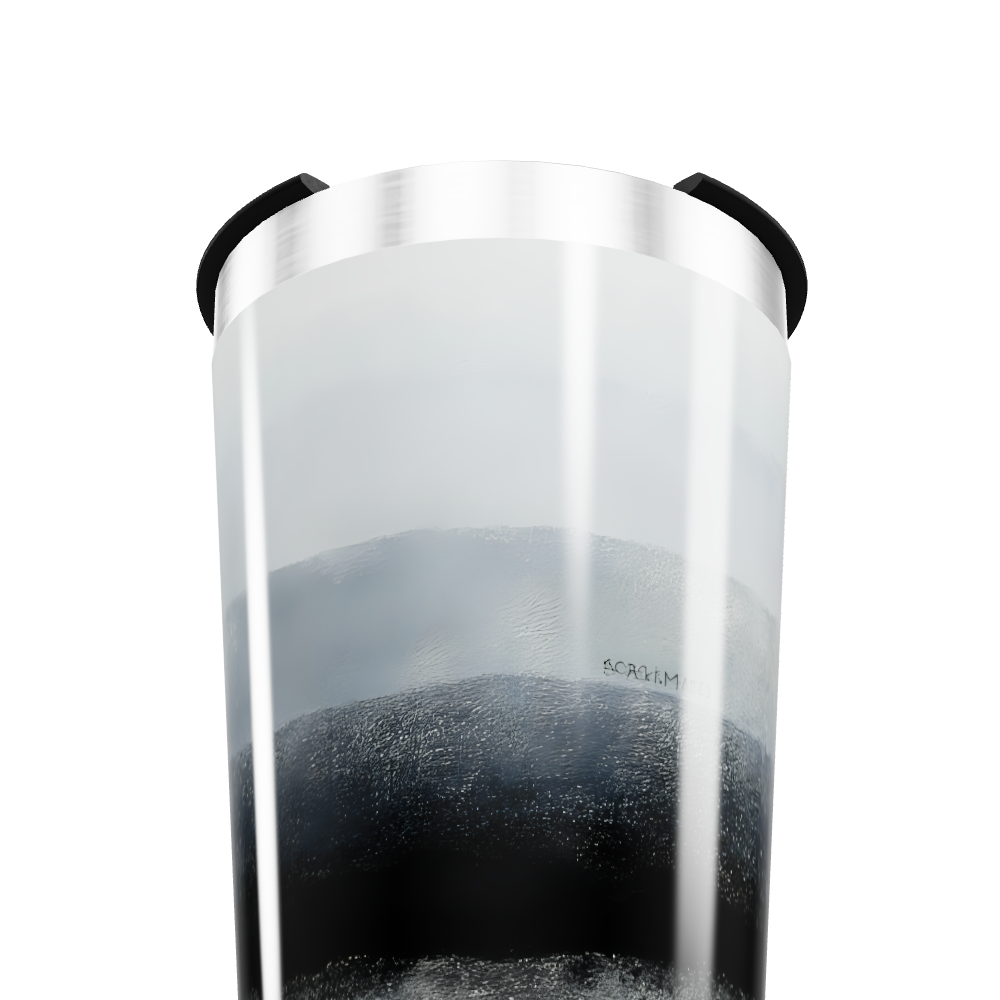 Copo Térmico - Preto e Prata Inox