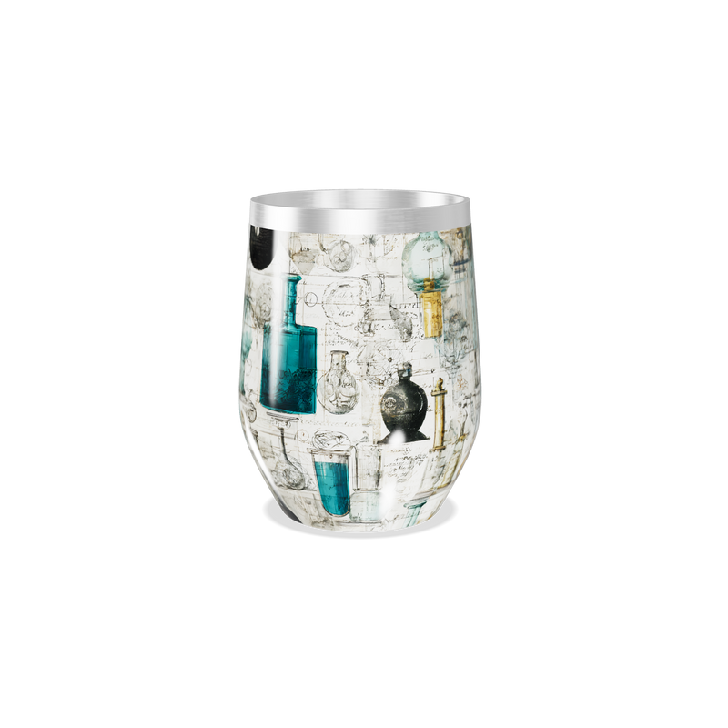 Copo Térmico Slim - Vintage Ilustrações Científicas