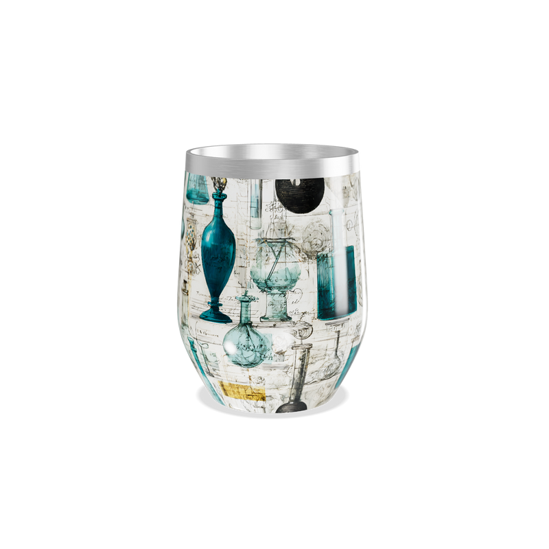 Copo Térmico Slim - Vintage Ilustrações Científicas