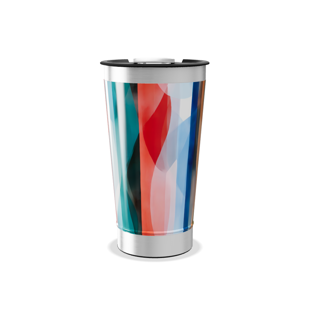 Copo Térmico - Estampa Geométrica Colorida