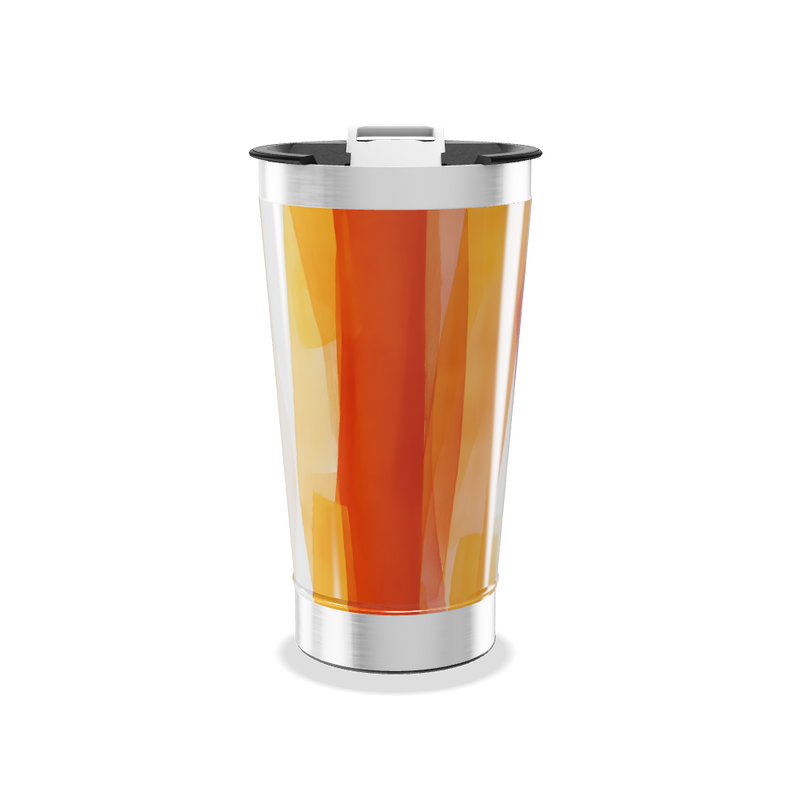 Copo Térmico - Estampa Laranja Aço Inox