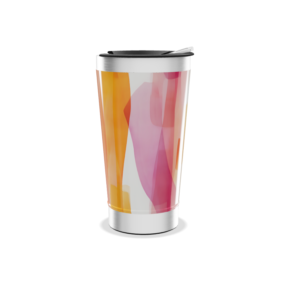 Copo Térmico - Estampa Laranja Aço Inox