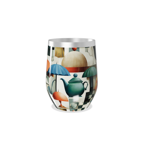 Copo Térmico Slim - Estampa Colorida Retro