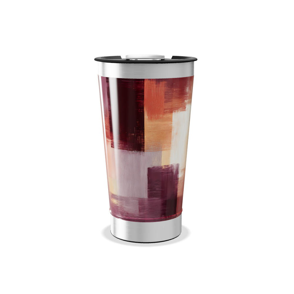 Copo Térmico - Arte Abstrata Colorida