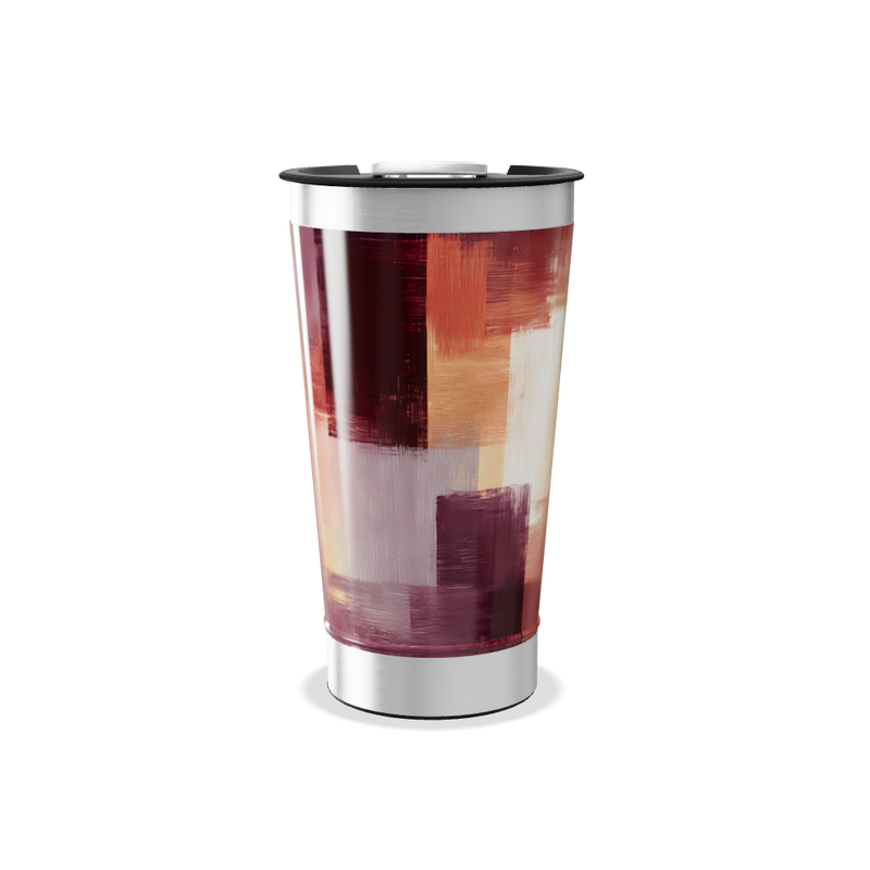 Copo Térmico - Arte Abstrata Colorida
