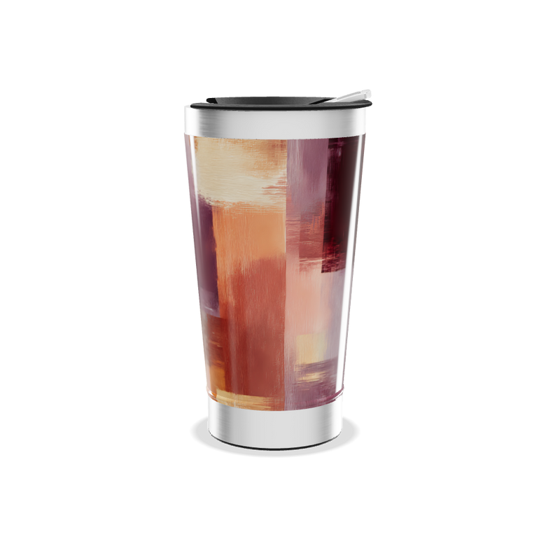 Copo Térmico - Arte Abstrata Colorida