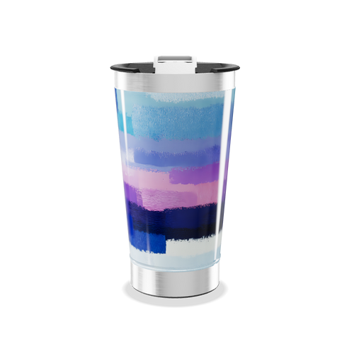 Copo Térmico - Azul e Roxo Aço Inox