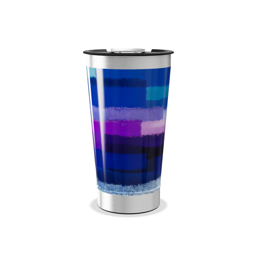 Copo Térmico - Azul e Roxo Aço Inox