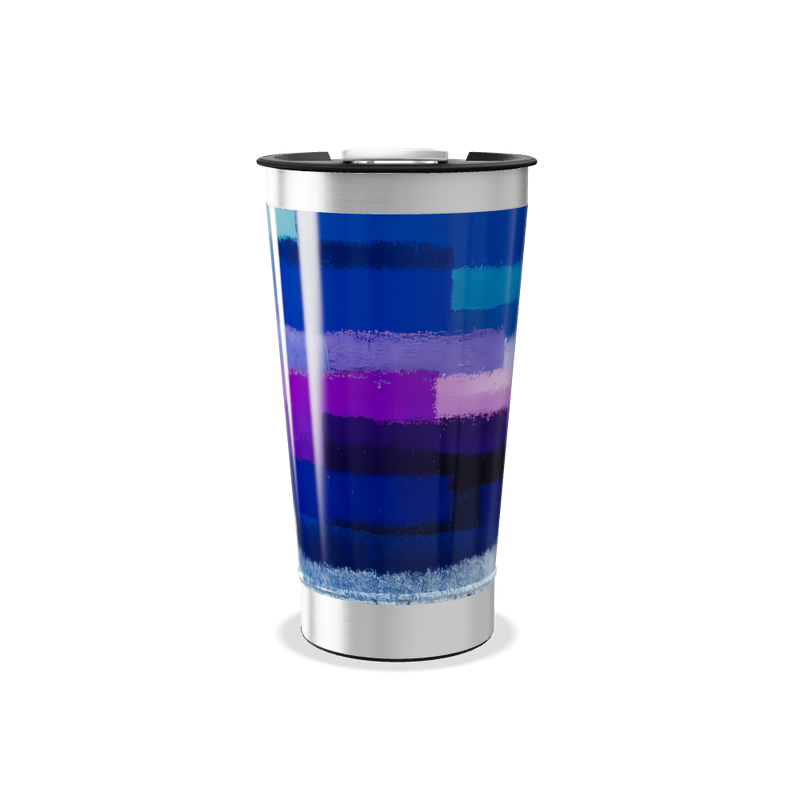 Copo Térmico - Azul e Roxo Aço Inox