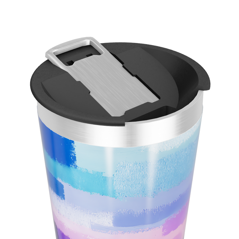 Copo Térmico - Azul e Roxo Aço Inox