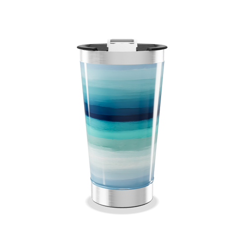 Copo Térmico - Azul Degradê Inox