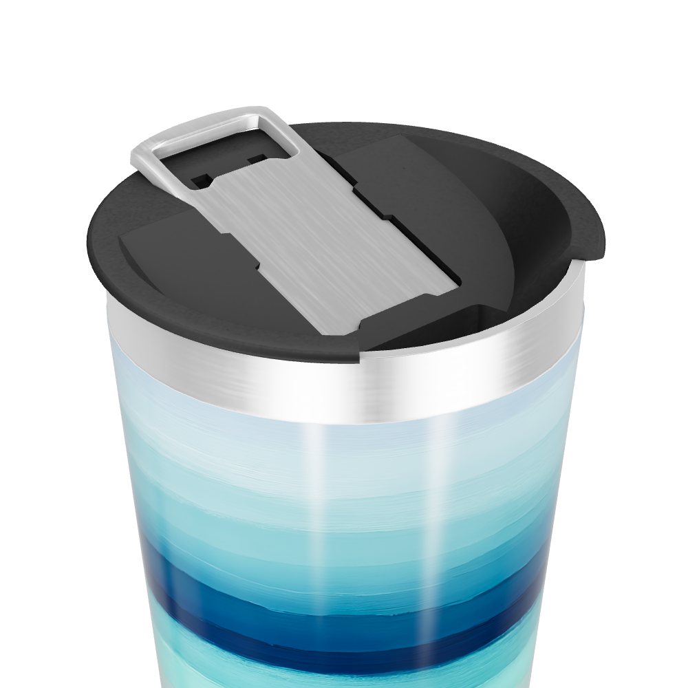 Copo Térmico - Azul Degradê Inox