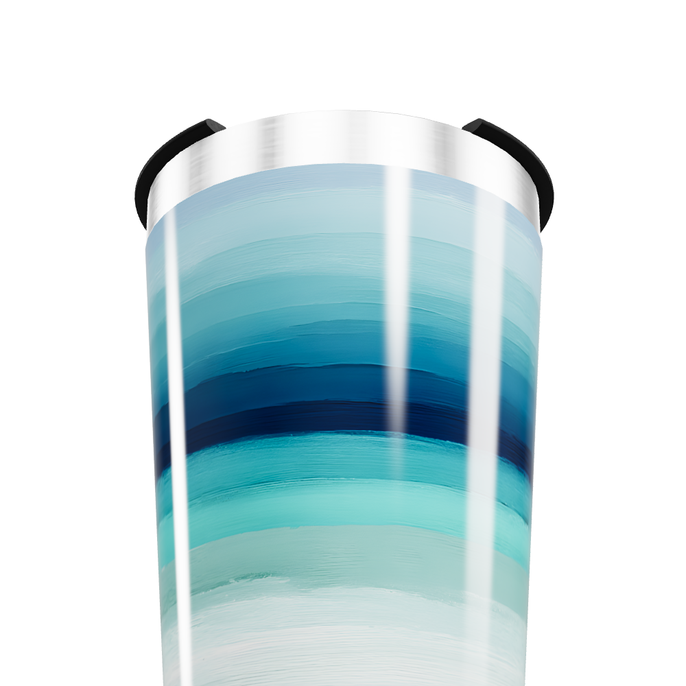 Copo Térmico - Azul Degradê Inox